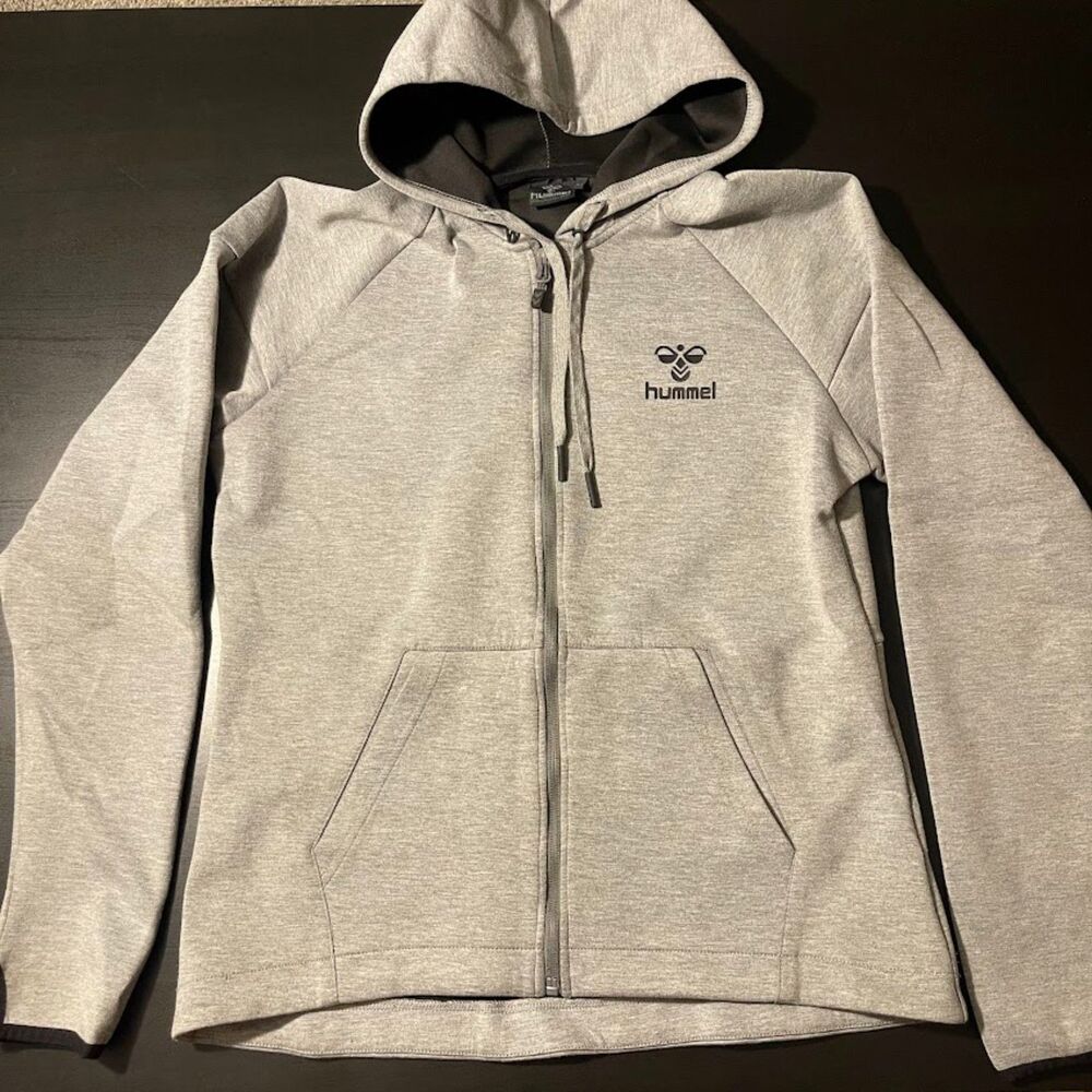 Hummel Women's Move Grid Cotton Zip Hoodie Size Large